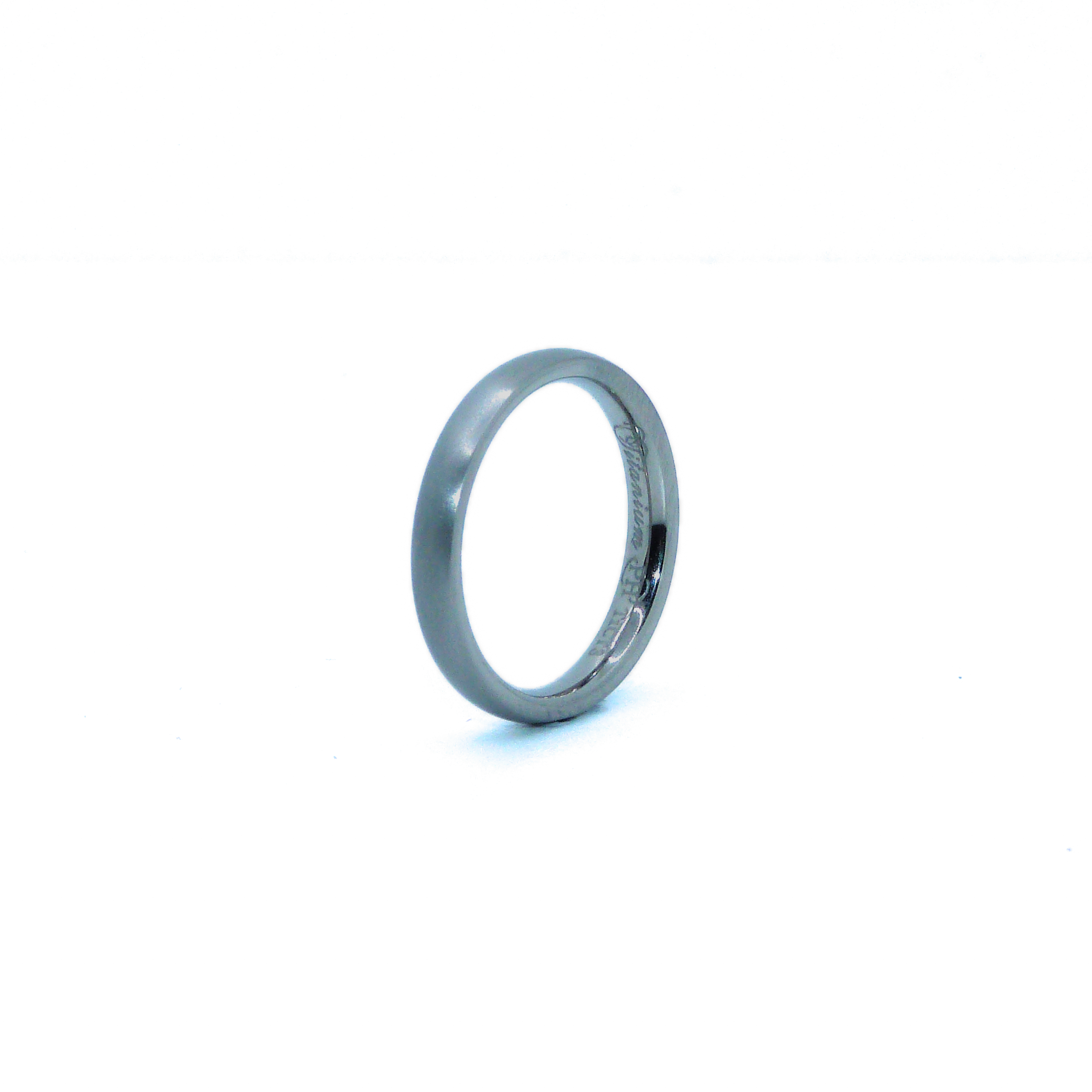 3mm D Shaped Tantalum Ring
 view 2