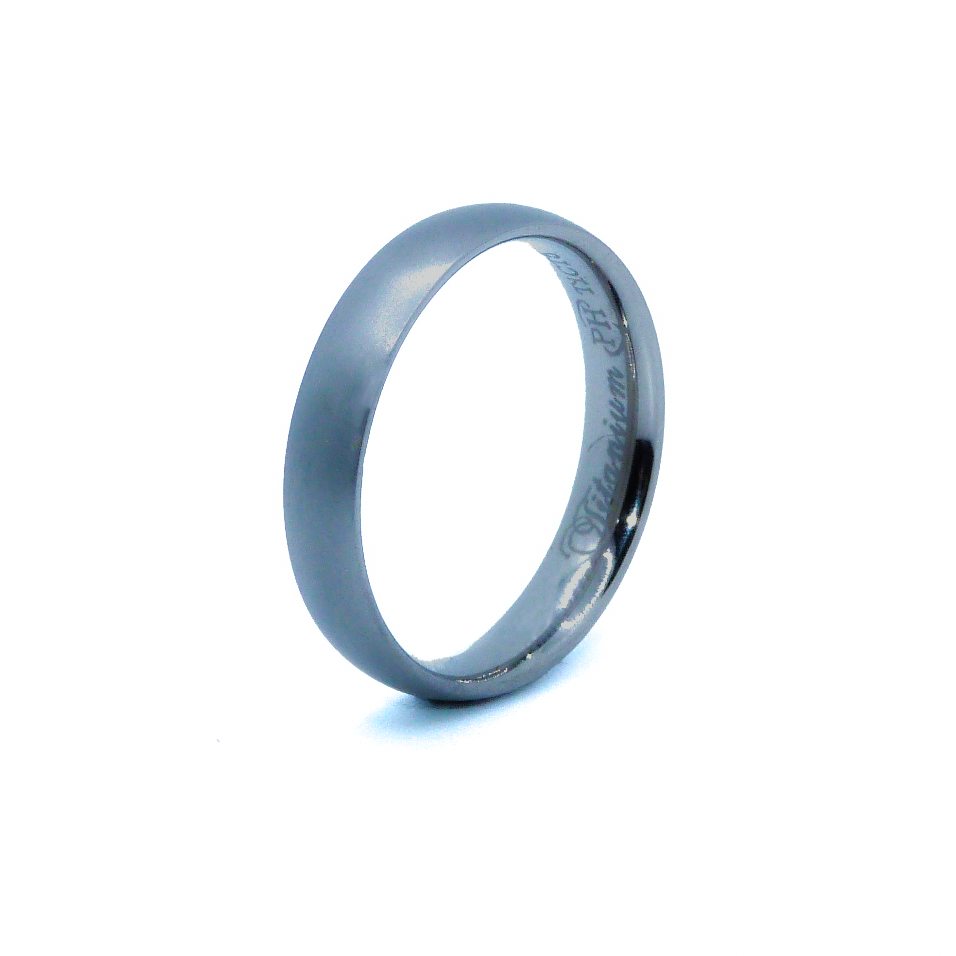 5mm D Shaped Tantalum Ring
 view 2