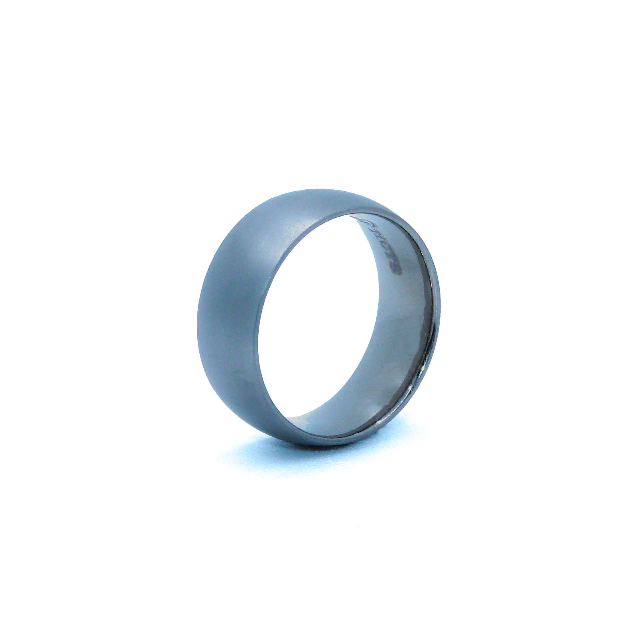 8mm D Shaped Tantalum Ring
 view 2