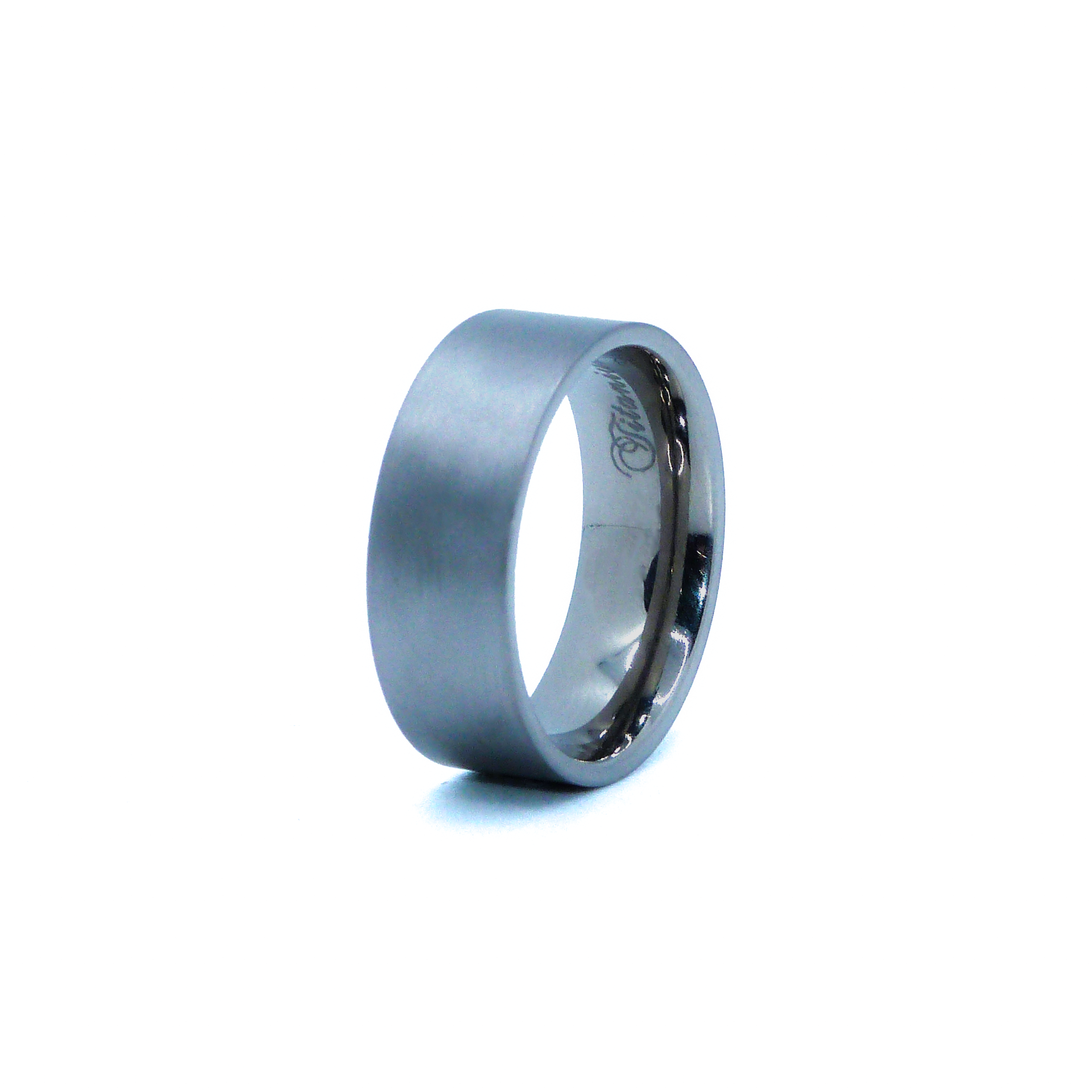 8mm Flat Shaped Tantalum Ring
 view 2