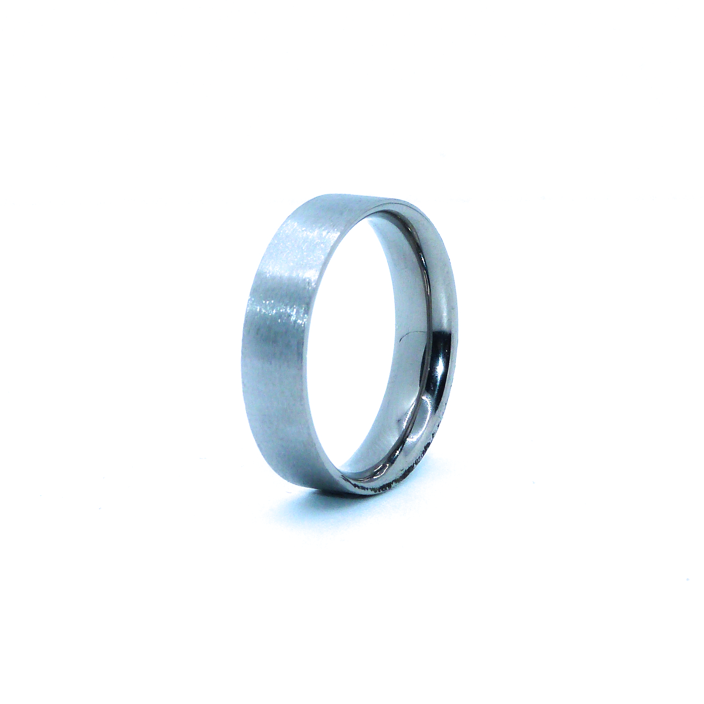6mm flat-shaped Titanium Ring view 3