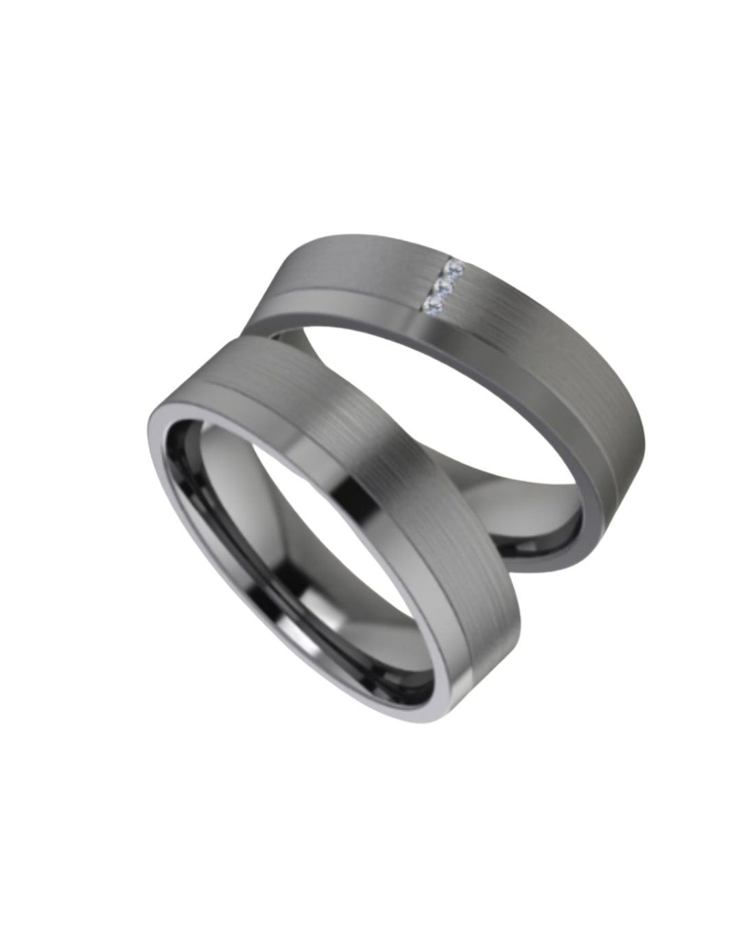 6mm Infusion Titanium - Tantalum Ring