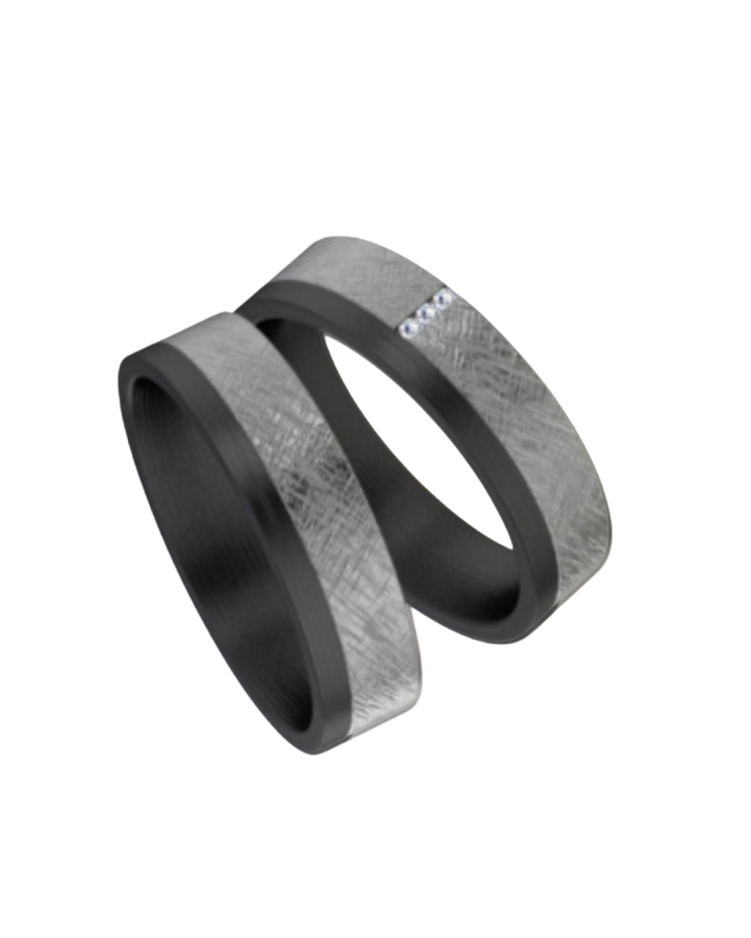 6mm Infusion Titanium - Tantalum Black Zirconium Ring view 2