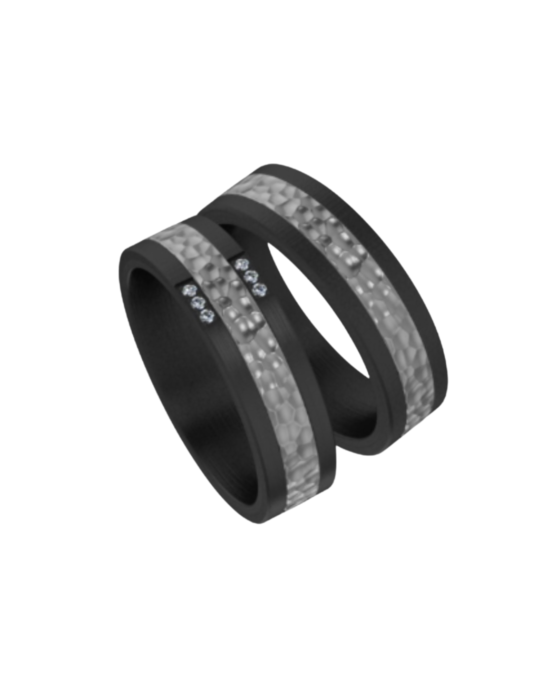 6mm Infusion Titanium-Tantalum Black Zirconium Ring view 2